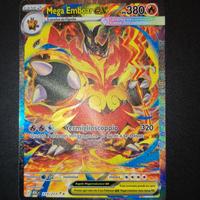 Carta Pokemon mega emboar ex ascesa eroica