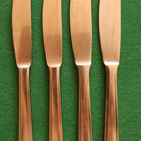 Set coltelli Sambonet inox Italy vintage a. 60-70