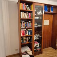  libreria in ciliego tamburato L320xH240xP40