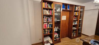  libreria in ciliego tamburato L320xH240xP40