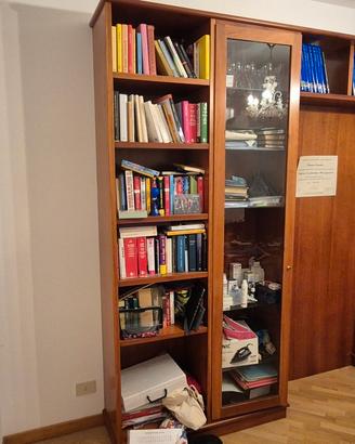  libreria in ciliego tamburato L320xH240xP40