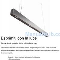 Lampada a soffitto elegante a led