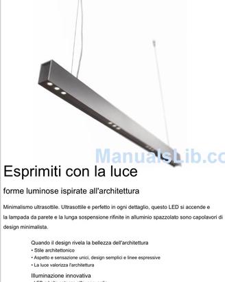 Lampada a soffitto elegante a led