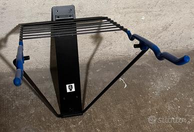 Gancio per appendere 2 bici + ripiano. Ripiegabile