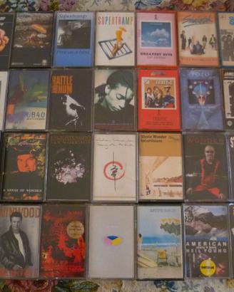 Musicassette Originali Vintage Pop-Rock, Lista
