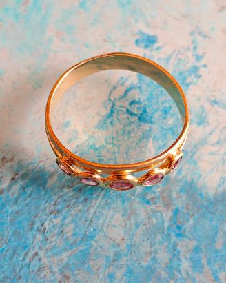 Anello 18kt con rubini 