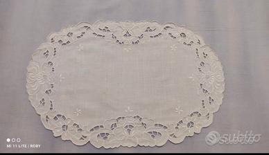 Tre Centrini lino puro