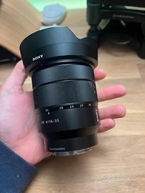 Sony FE 16-35 mm f4 Zeiss Vario-Tessar obbiettivo