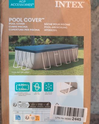 Telo Copri Piscina 400x200 Intex Copertura