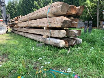 TRAVI ANTICHE del 1700 CERTIFICATE