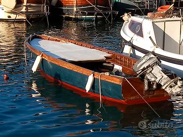 Lancia sorrentina in legno originale Aprea