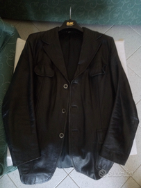 Giacca uomo vintage in vera pelle anni '70