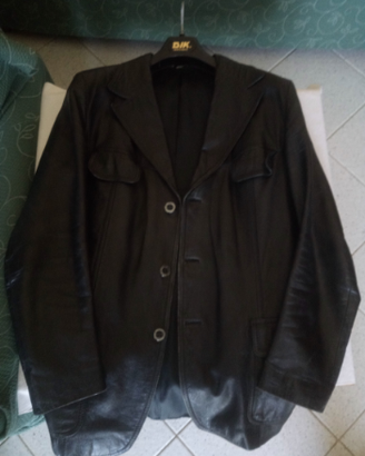 Giacca uomo vintage in vera pelle anni '70