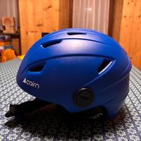 Casco Cairn bambino Electron visor 51-53 cm XS blu