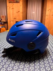 Casco Cairn bambino Electron visor 51-53 cm XS blu