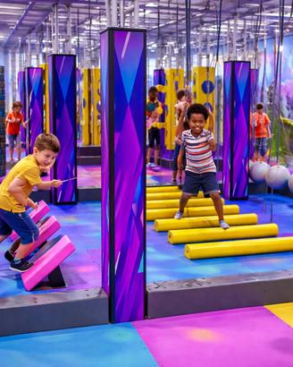 Gioco Parco Avventura  Percorso Ninja ad Ostacoli