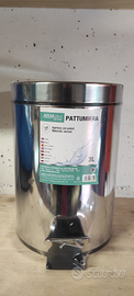 Pattumiera in acciaio 3L con pedale