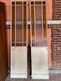 PORTE CON VETRO CATTEDRALE INIZI 1900