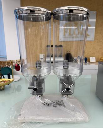 Dispenser cereali doppio professionale da buffet