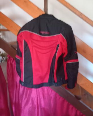 giacca moto estiva traforata  M