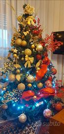 albero di natale +addobbi 