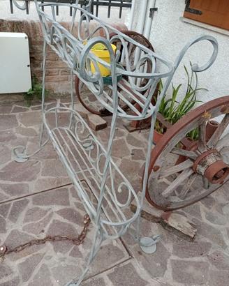 Fioriera Antica In Ferro Battuto