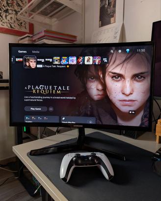 Monitor Curvo Samsung 24" 1920x1080 (C24F396)