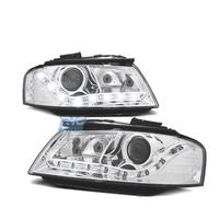 FARI PER AUDI A3 8P CON FONDO CROMATO E LUCE DIURN
