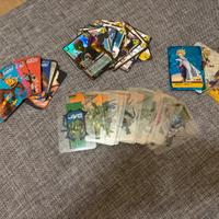 Lamincards e carte dragonball tartarughe ninja wwe