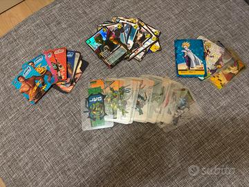 Lamincards e carte dragonball tartarughe ninja wwe