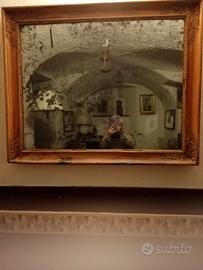 SPECCHIO ANTICO AUTENTICO 1800