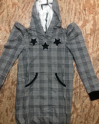 Vestito bambina felpato tg 12