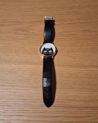 Orologio gatto nero