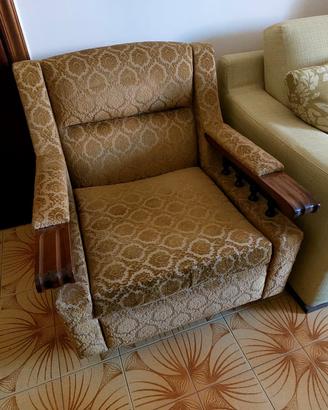 3 poltrone vintage 