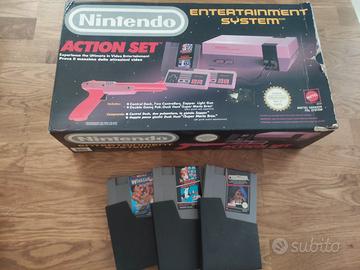 Nintendo NES Action Set + giochi