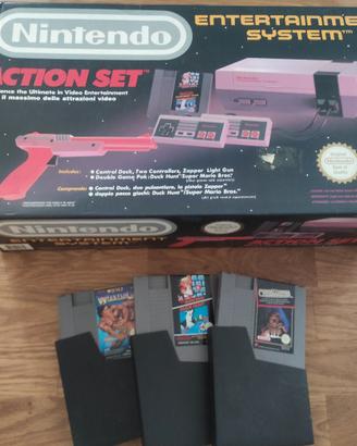 Nintendo NES Action Set + giochi
