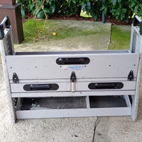 Allestimento porta attrezzatura x panda van, furgo