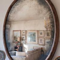 Specchio ovale grande