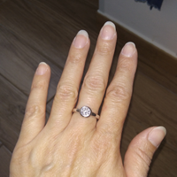 Anello solitario in argento