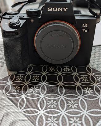 Sony alpha 7 III con ottiche