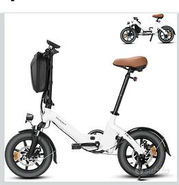 bici eletrica nuova  pieghevole 14 "