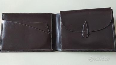 Portafoglio uomo marrone in pelle