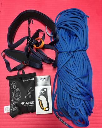 Set completo da arrampicata e via ferrata – NUOVO