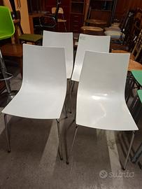 Set 4 sedie bianche FOSCHIA