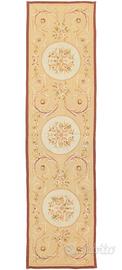 Tappeto Aubusson 289x75cm Annodato a mano