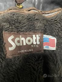 Giubbino vintage in pelle Schott