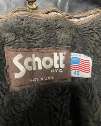 Giubbino vintage in pelle Schott