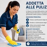 Adetta alle pulizia
