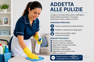 Adetta alle pulizia