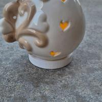 Pigna in ceramica con led